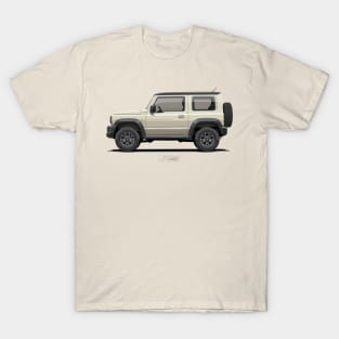 New Jimny JB74 Chiffon Ivory - Side T-Shirt